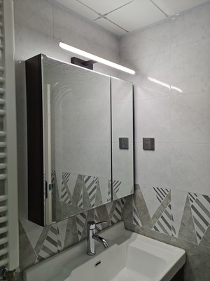 Зеркало для ванн без перфорации